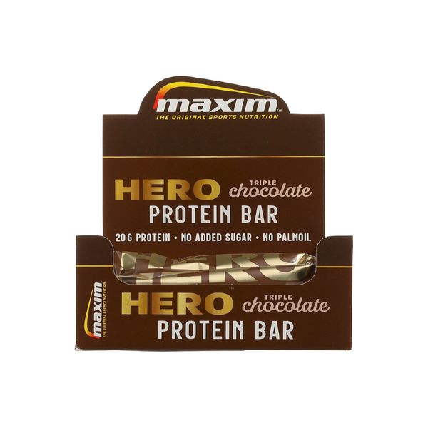 Bilde av Protein Bar Hero Triple Chocolate (Kartong 12 x 57g)