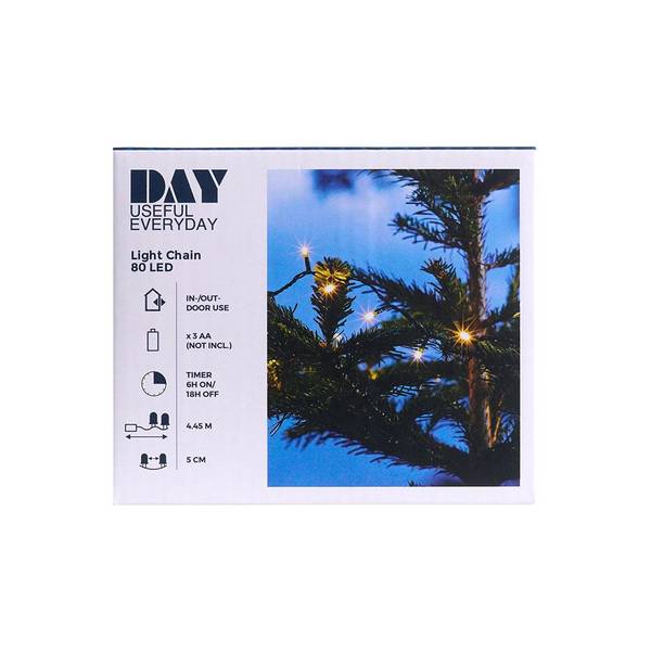 Bilde av Lyslenke 80 LED - Batteri