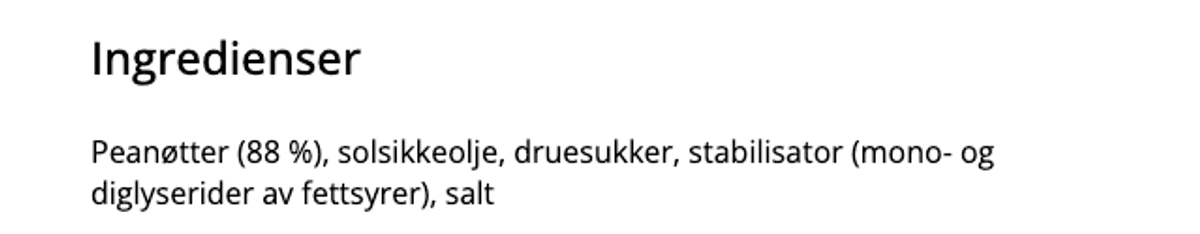 Peanut Butter - Creamy