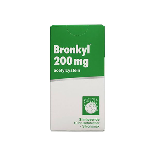 Bilde av Bronkyl 200mg Brusetablett -10stk