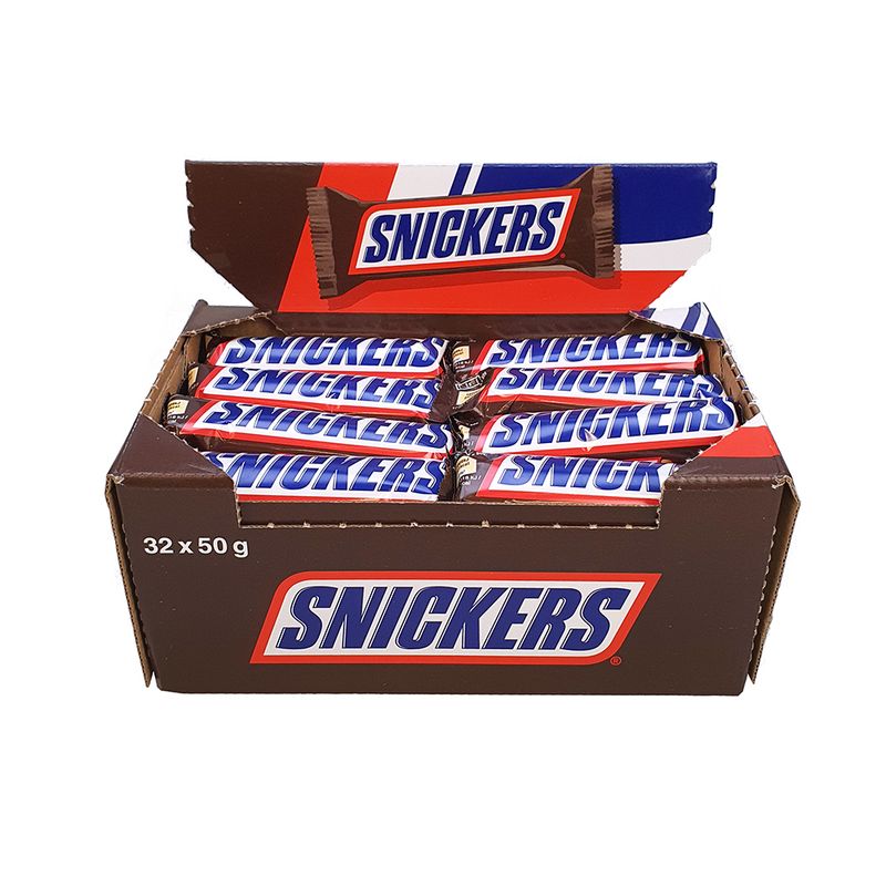 Snickers Single (Kartong 32stk)