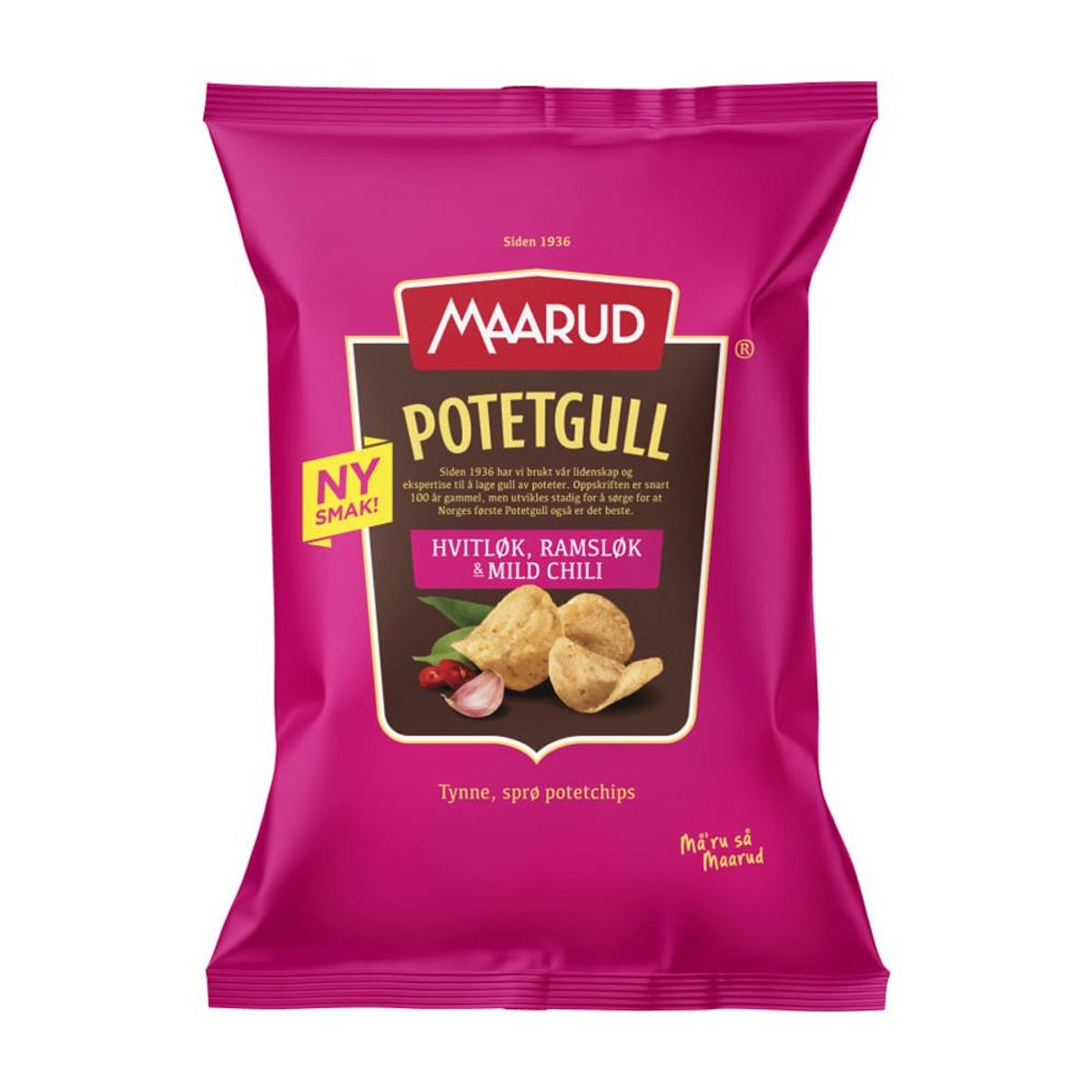 Potetgull - Hvitløk, Ramsløk & Mild Chili