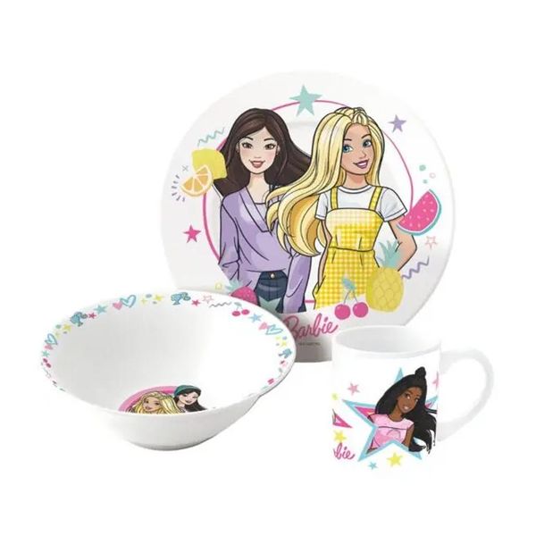 Spisesett i Keramikk - Barbie