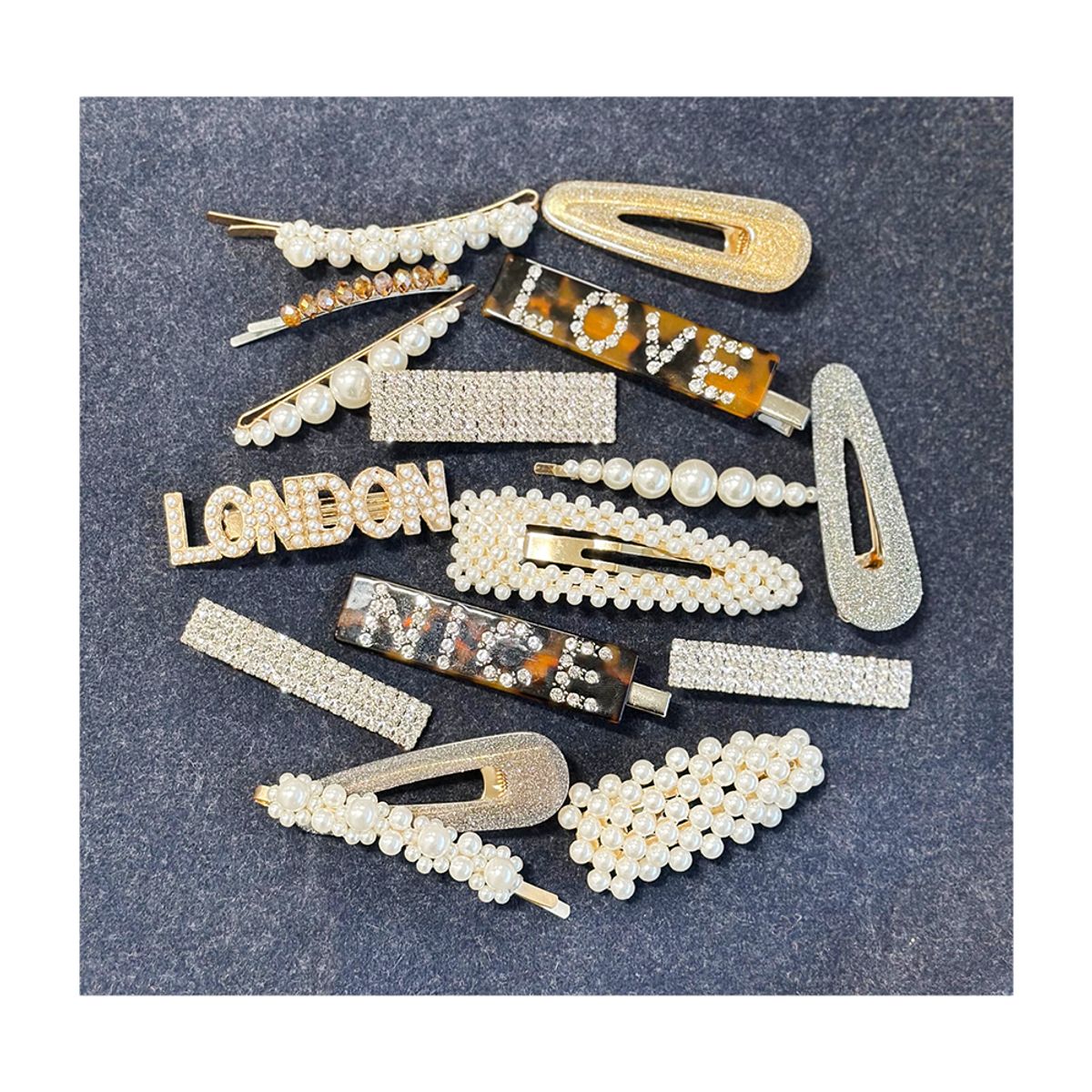 Hårspenner 5-pk - Assorterte