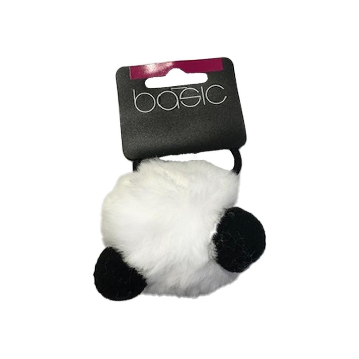 Hårstrikk - Panda Pompom