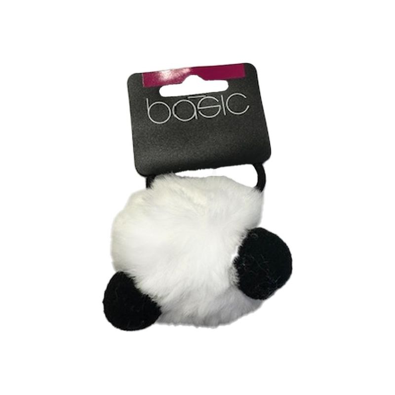 Hårstrikk - Panda Pompom
