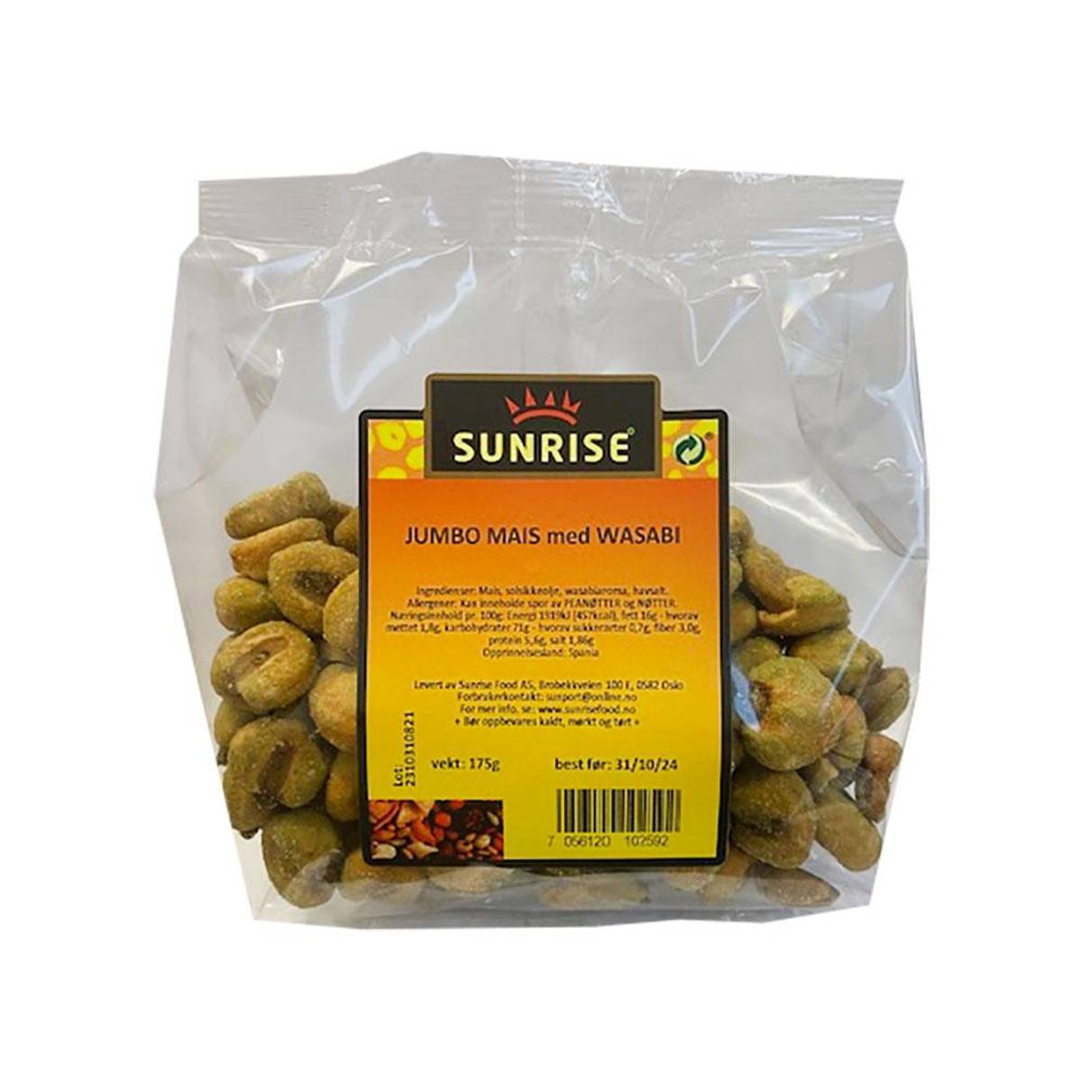 Jumbomais med Wasabi