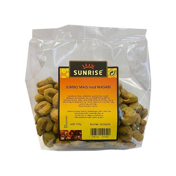 Jumbomais med Wasabi