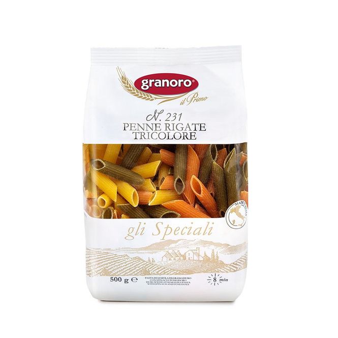 Hovedbilde Penne Rigate Tricolore 500g