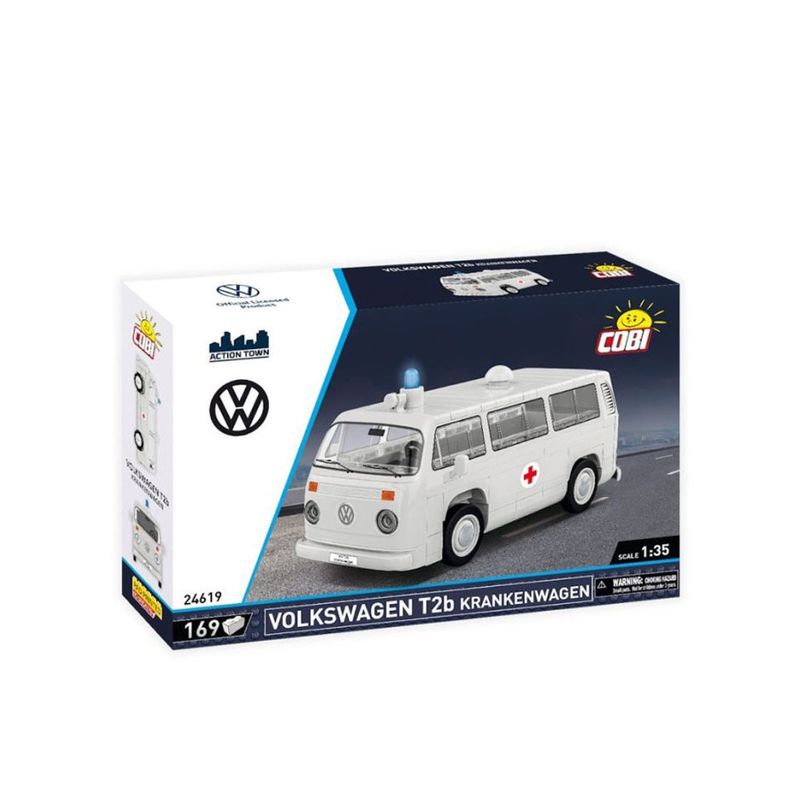 COBI Byggesett – Action Town VW- 24619 -169 Deler – Volkswagen T2b Krankenwagen