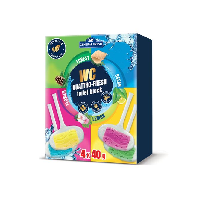 Hovedbilde WC Blokk Quattro Fresh - 4pk