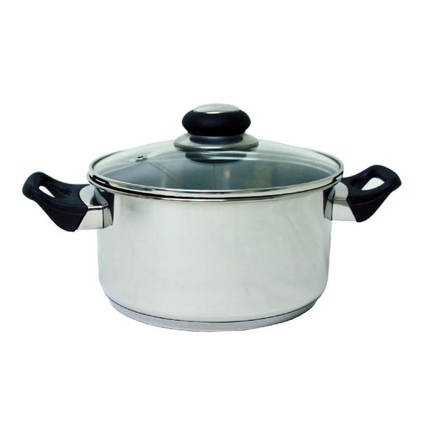 Hovedbilde Stålkjele med Glasslokk - 4,5l