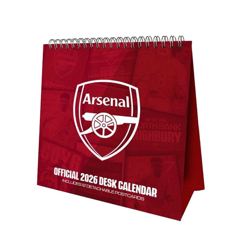 Arsenal Skrivebordskalender 2026