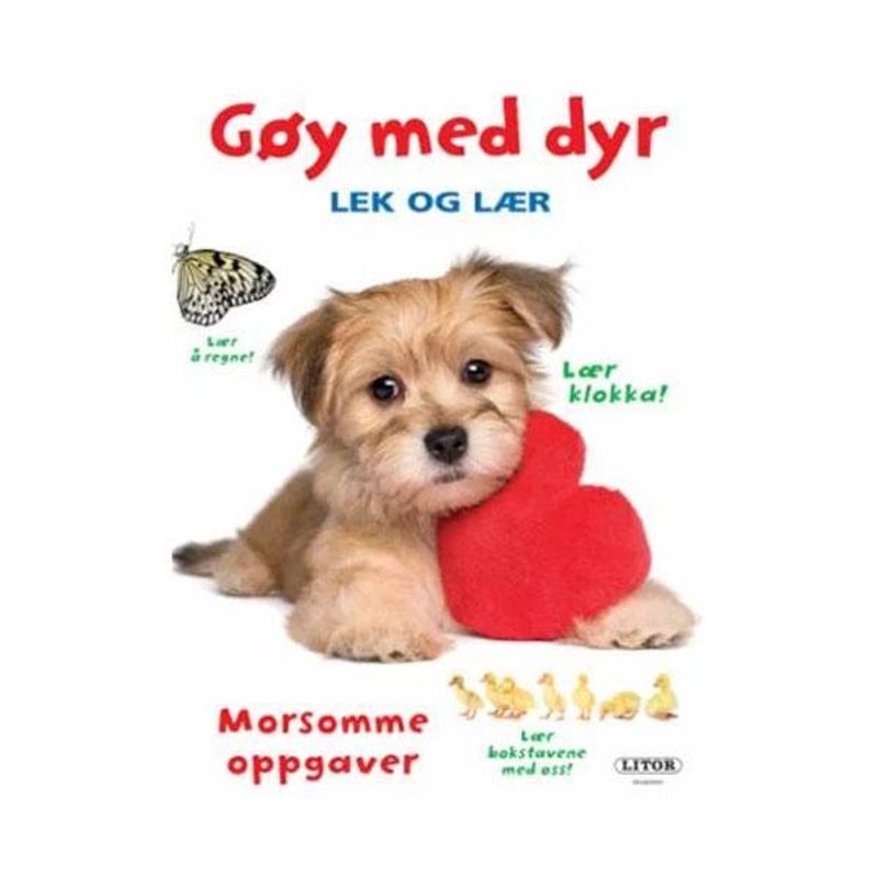 Aktivitetsbok Lek & Lær - Gøy med Dyr