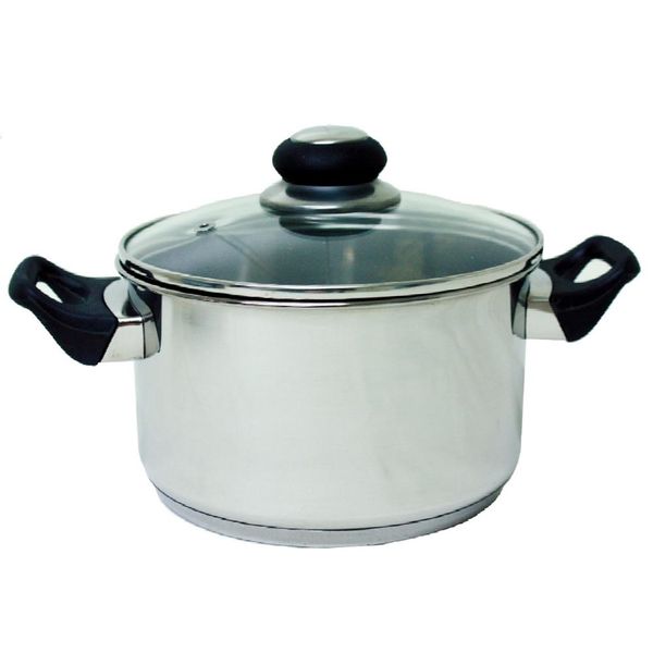 Hovedbilde Stålkjele med Glasslokk - 8,5l
