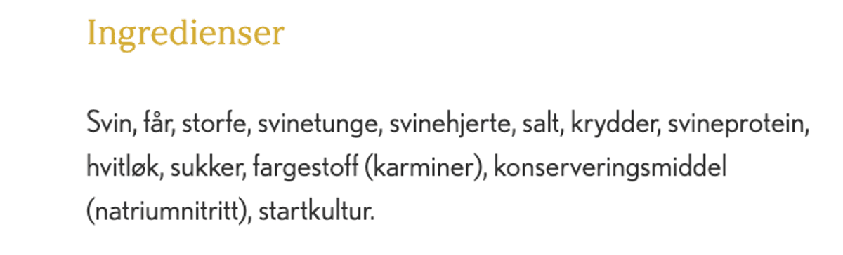 Hvitløkspølse 280g