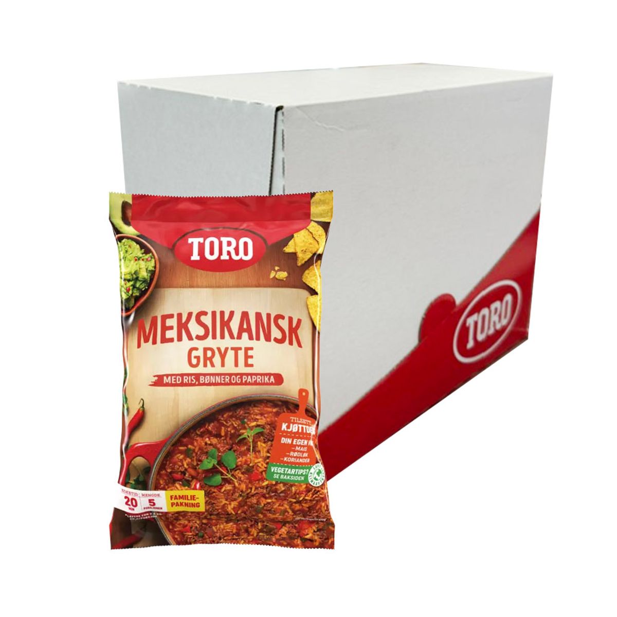 Meksikansk Gryte Familie (Kartong 9 x 284g)