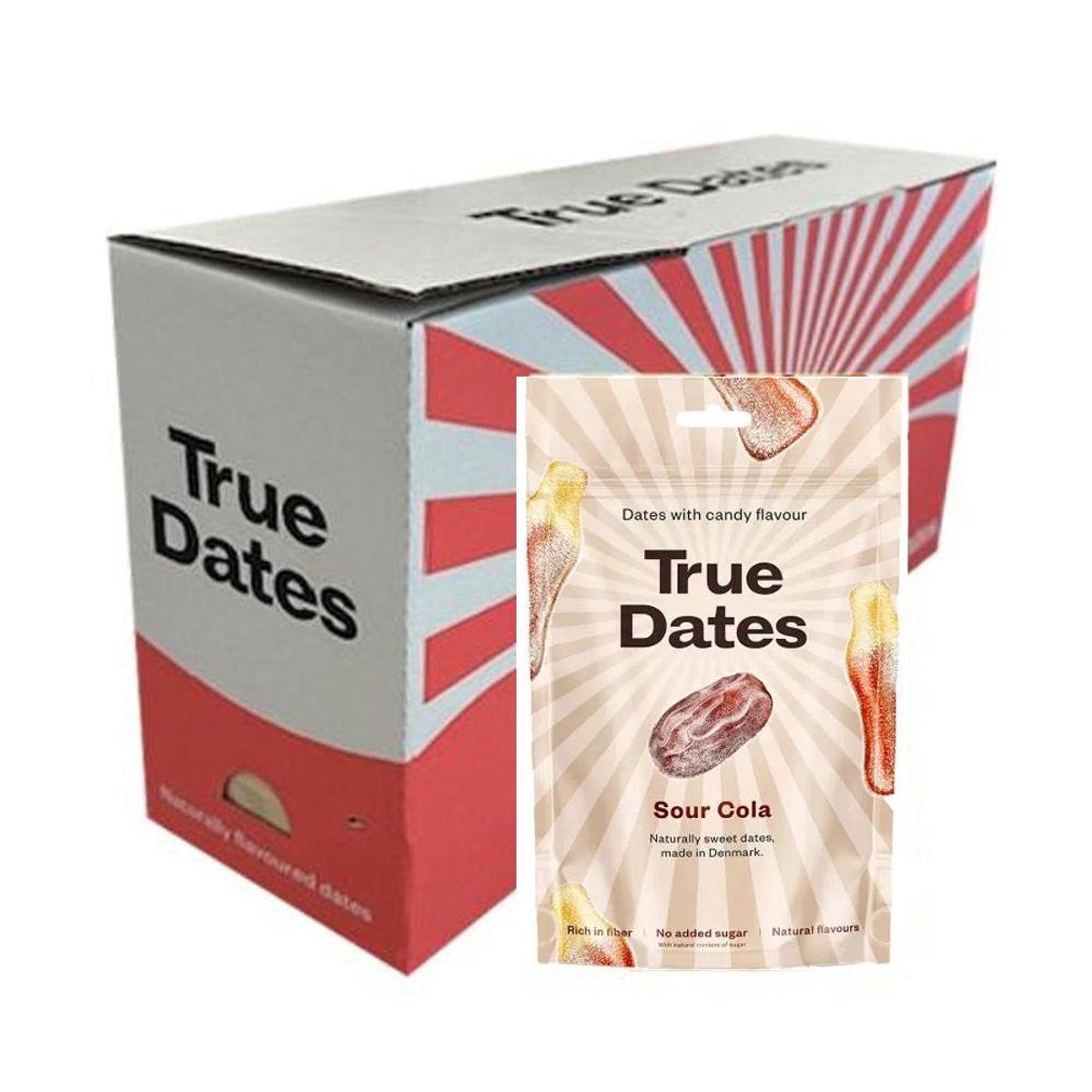 True Dates Sour Cola (Kartong 12 x 100g)