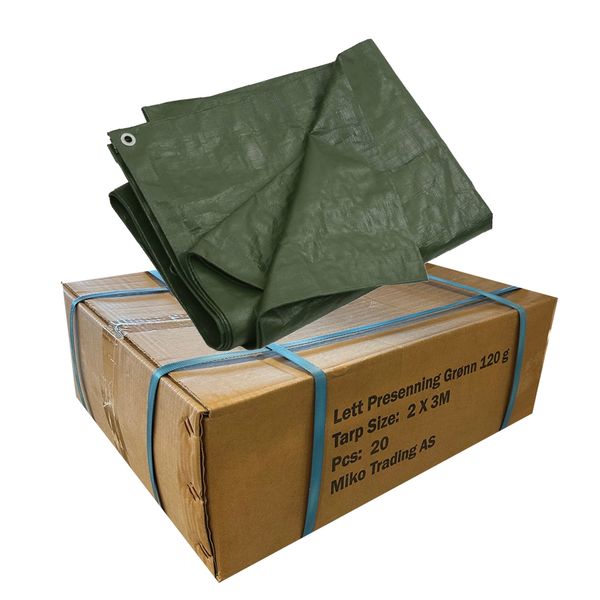 Presenning 2x3m (Kartong 20 stk)
