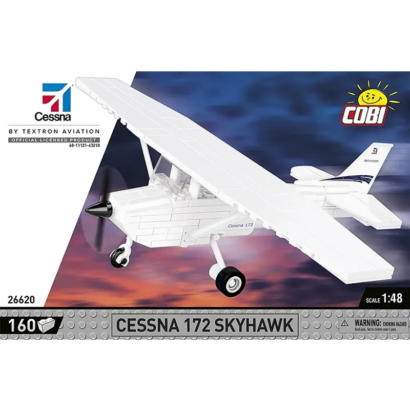 Cessna 172 Skyhawk  Byggesett (160 deler)