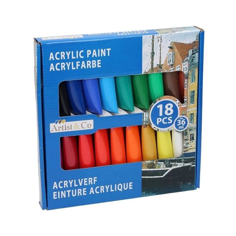 Akrylmaling 18pk