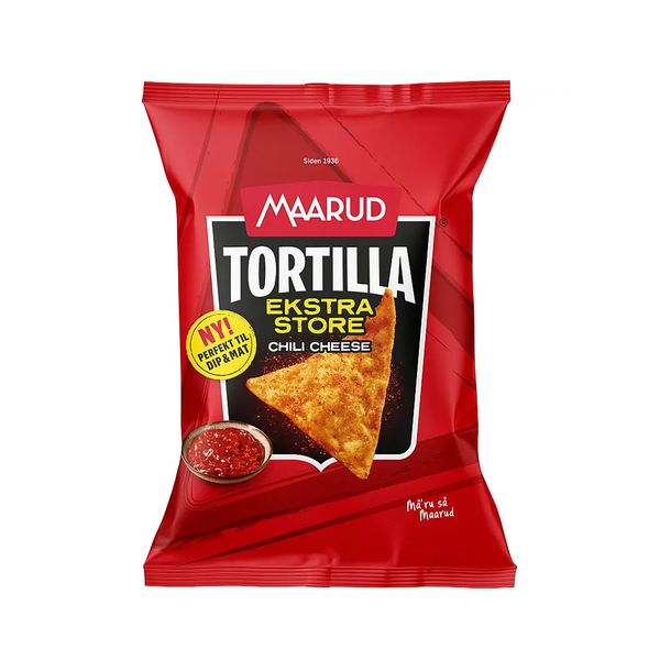 Hovedbilde Tortilla Ekstra Store Chili Cheese