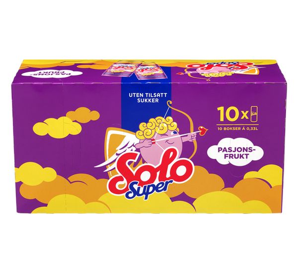 Hovedbilde Pasjonsfrukt 10 x 0,33l (Inkl.pant)